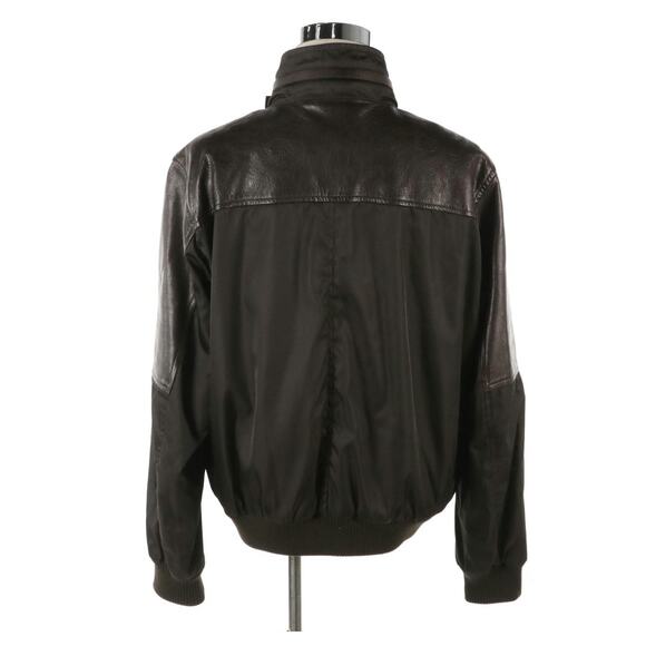 Authenticated Prada Men’s Leather & Nylon Bomber Jacket - Picture 5 of 9